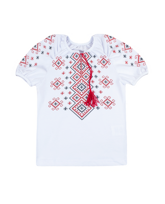 Блуза для дівчинки "Вишиванка-21" 2025-13-001 фото