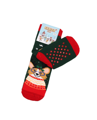 Дитячі махрові шкарпетки антиковзні NK-33097-001 фото