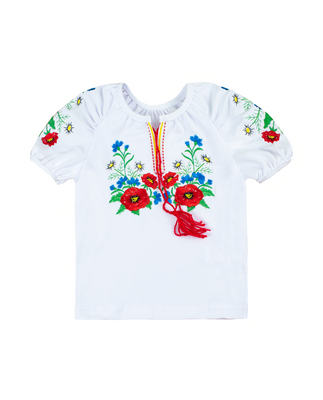 Блуза для дівчинки "Вишиванка-22" 2026-108-001 фото