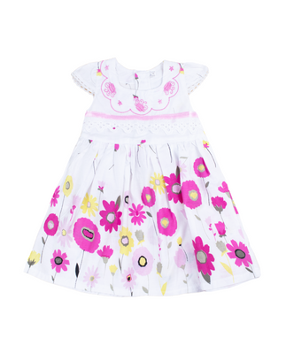 Платье детское ситцевое "Цветы" FL-2486-1-002 фото