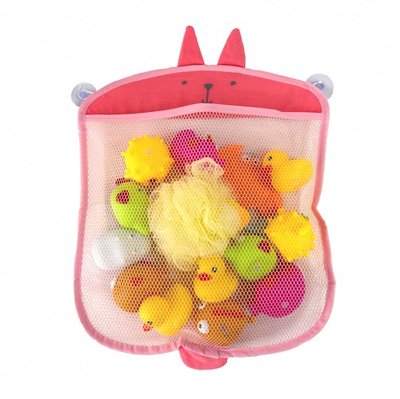 Дитяча сітка органайзер в ванну для зберігання іграшок на присосках Z0916-003 фото